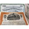 Image 2 : Lot of (3) Rare Railroad Stocks