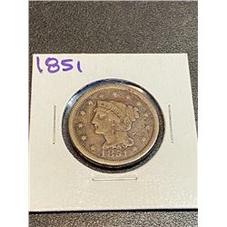1851 Large Cent