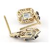 Image 2 : Platinum Color Spinel White & Black Diamond E/R
