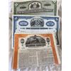 Image 1 : (3) Railroad Stock Certifcates