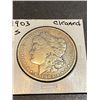 Image 1 : 1903 S Cleaned Morgan Silver Dollar