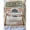 Image 1 : (3) Railroad Stock Certificates
