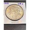 Image 1 : 1902s VF+ Morgan Silver Dollar