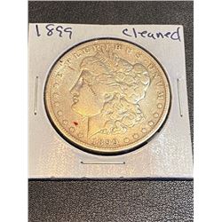 1899 Cleaned Morgan Silver Dollar