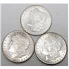 Image 1 : 1878-79-81 S Mint Bu Grade Morgan Dollar Set