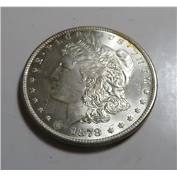1878 S Crisp Morgan Silver Dollar