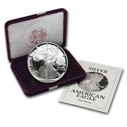 1991 US Silver Eagle Proof in OMB
