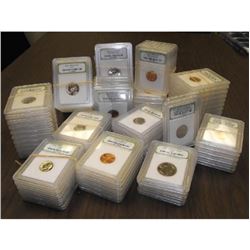 50 pcs. BU and Proof Coins