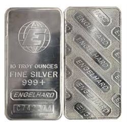 10 oz Engelhard Silver Bar - Collectible Silver