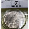 Image 3 : 1921 MS 64 PCGS Peace Dollar Hi Relief