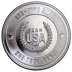 1 oz Silver US Olympic Round