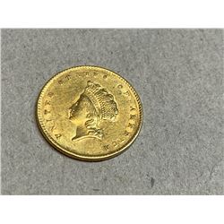 1855 Princess $1 Gold Coin