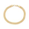 Image 1 : 14k YG Link Bracelet - 7.5 Inches -
