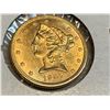 Image 1 : 1907 D Better Date $5 Gold Liberty Coin