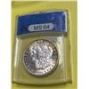 Image 1 : 1882 CC MS 64 ANACS Morgan Silver Dollar
