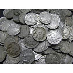 100 pcs. Buffalo Nickels - All Dates Readable