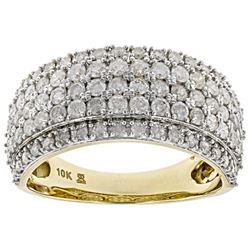 1.50 tcw Diamond Cocktail Ring 10k YG