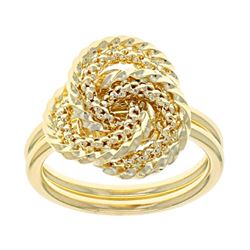 10k YG KNOT Ring -
