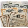 Image 1 : 10 pcs. Railroad Stock Certificates