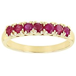 1 tcw Ruby Ring in 10k YG