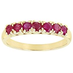 1 tcw Ruby Ring in 10k YG