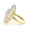 Image 2 : 2 full cts. White Diamonds Set in 10k YG Ring
