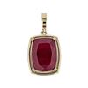 Image 1 : 13 ct. HUGE Ruby Pendant set in 10k YG