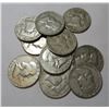 Image 1 : 10 pcs. Franklin half Dollars 90% Silver