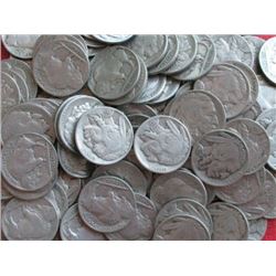 Lot of (100) Buffalo Nickels - RD
