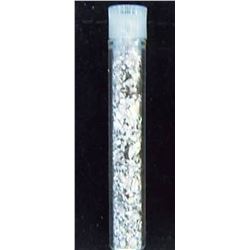 Lot of (10) Silver Flakes in Vials- Non Bullion