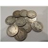 Image 1 : 10 Barber Quarter Dollars
