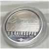 Image 1 : RARE 1 oz Gairsoppa Shipwreck Silvr Round