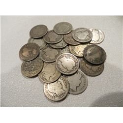 Lot of 20 Barber Dimes