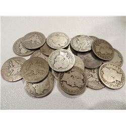 Lot of 20 Barber Quarters