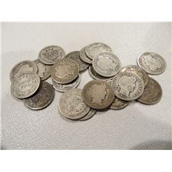 Lot of 20 Barber Dimes