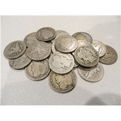 Lot of 20 Barber Quarters