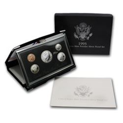 1993 US Premier Proof Set Silver