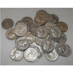 (30) Washington Quarters -90% Silver - 1964 Prior