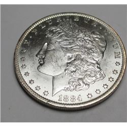 1884 O BU Morgan Silver Dollar