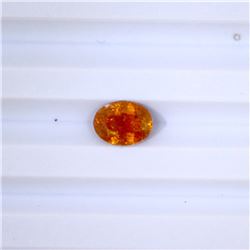 1.67 ct yellow tourmaline oval cut