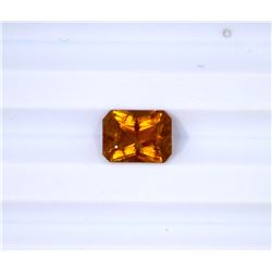 1.94 ct yellow tourmaline emerald cut