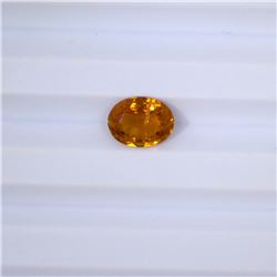 1.36 ct yellow tourmaline oval cut