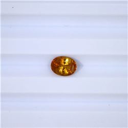 1.44 ct yellow tourmaline oval cut