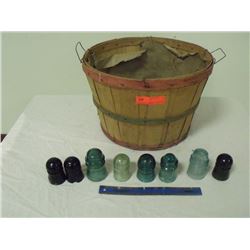 Apple Basket and Insulators