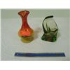 Image 1 : 2 Pieces of Art Glass