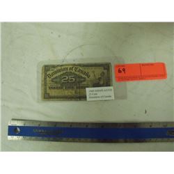 1900 Sinplaster 25 cent