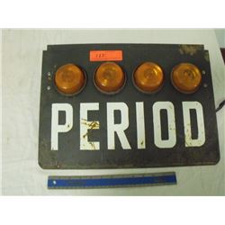 Hockey Period Sign