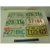 Image 1 : 6 License Plates