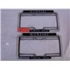 Image 1 : 2  license plate frames