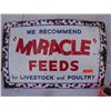 Image 1 : Miracle Feeds Porcelain sign